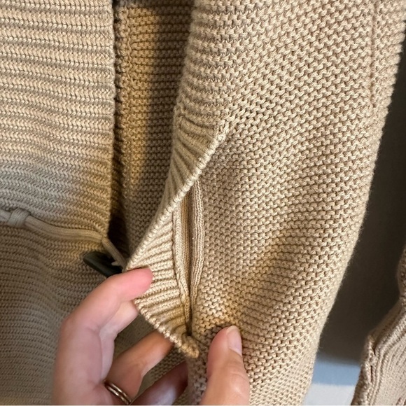 Lands End 100% baumwolle hooded longline cardigan - Picture 4 of 6